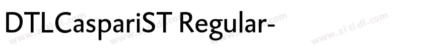 DTLCaspariST Regular字体转换